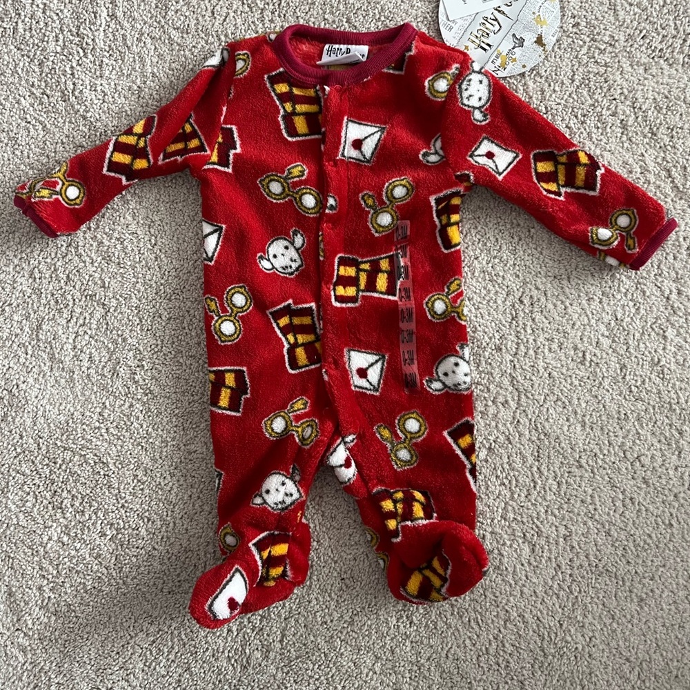 Harry Potter onesie sleeper